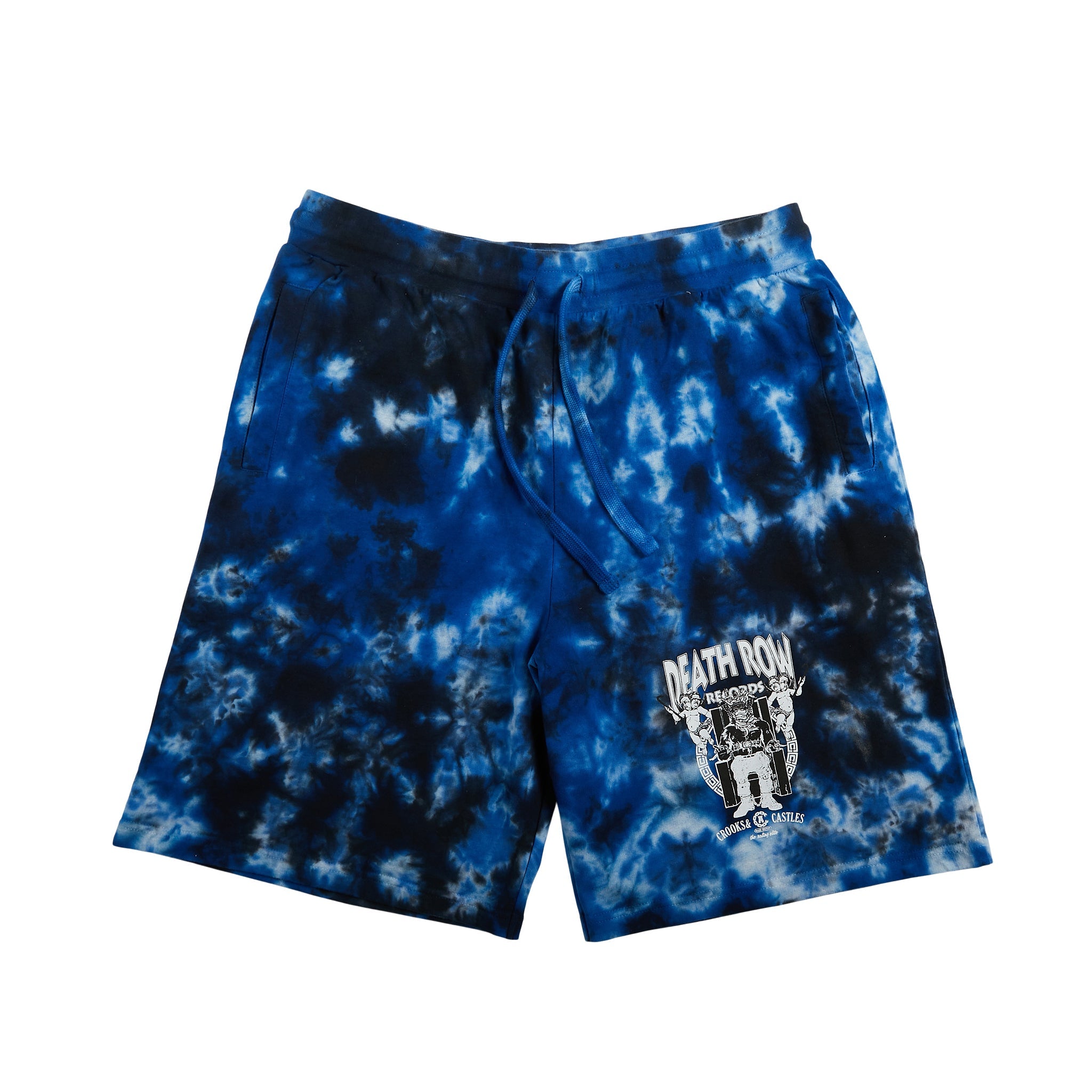 Blue tie sale dye shorts