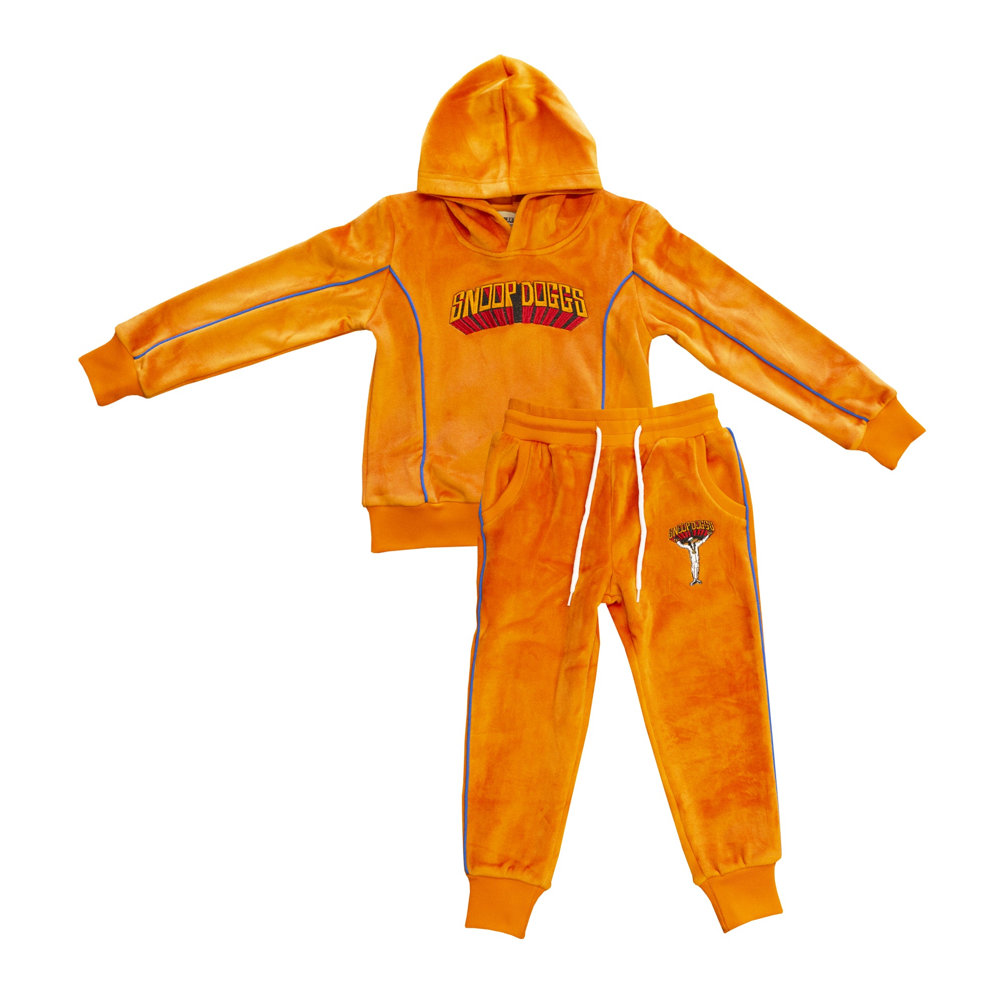 Orange 2024 sweatsuit kids