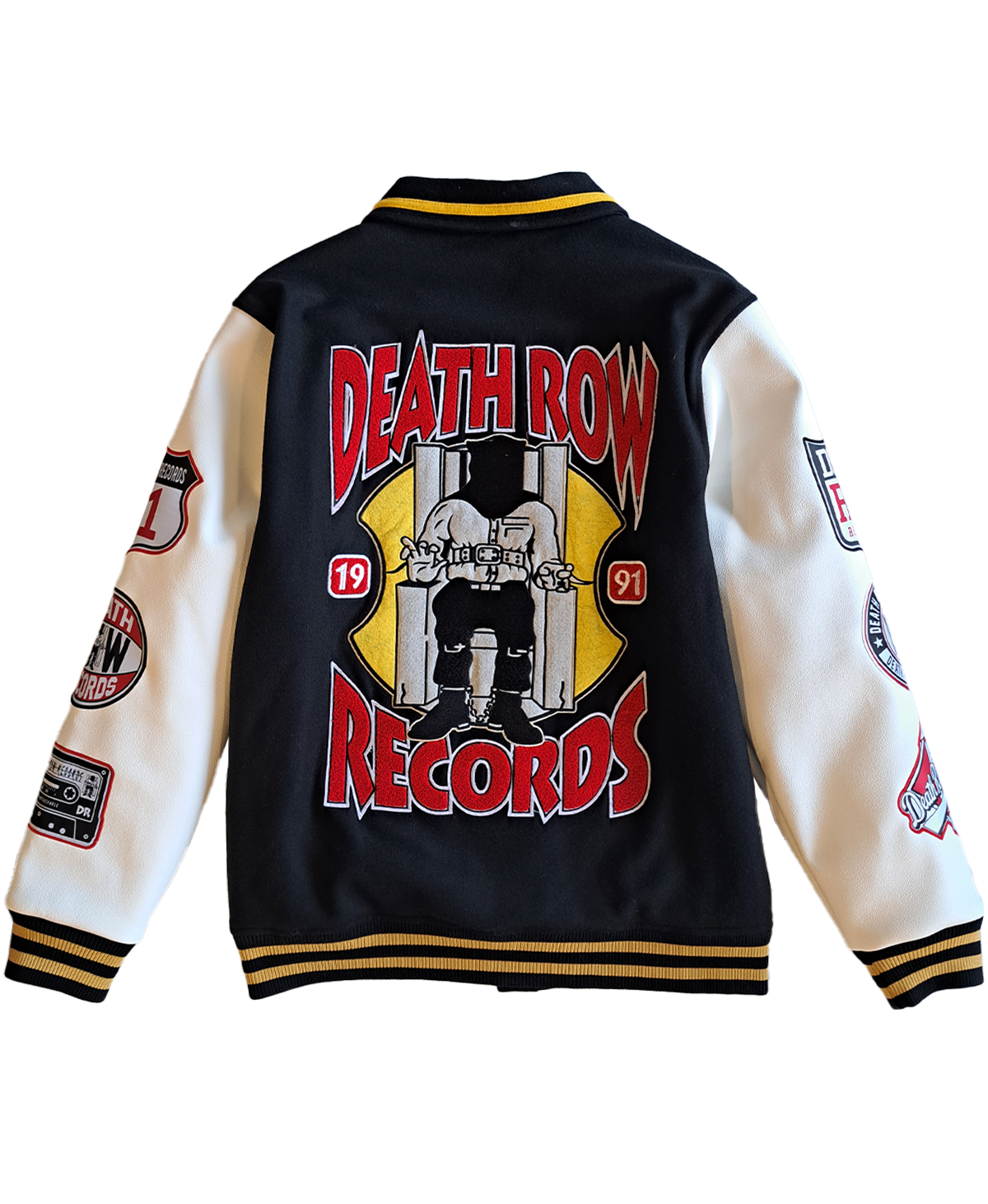 Death Row Patched Varsity Jacket