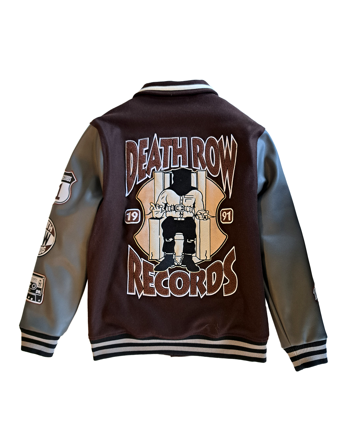 Death Row Patched Varsity Jacket