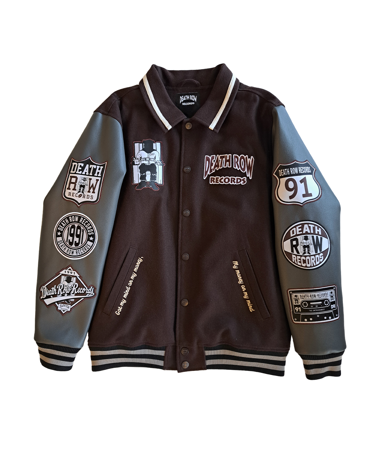 Death Row Patched Varsity Jacket