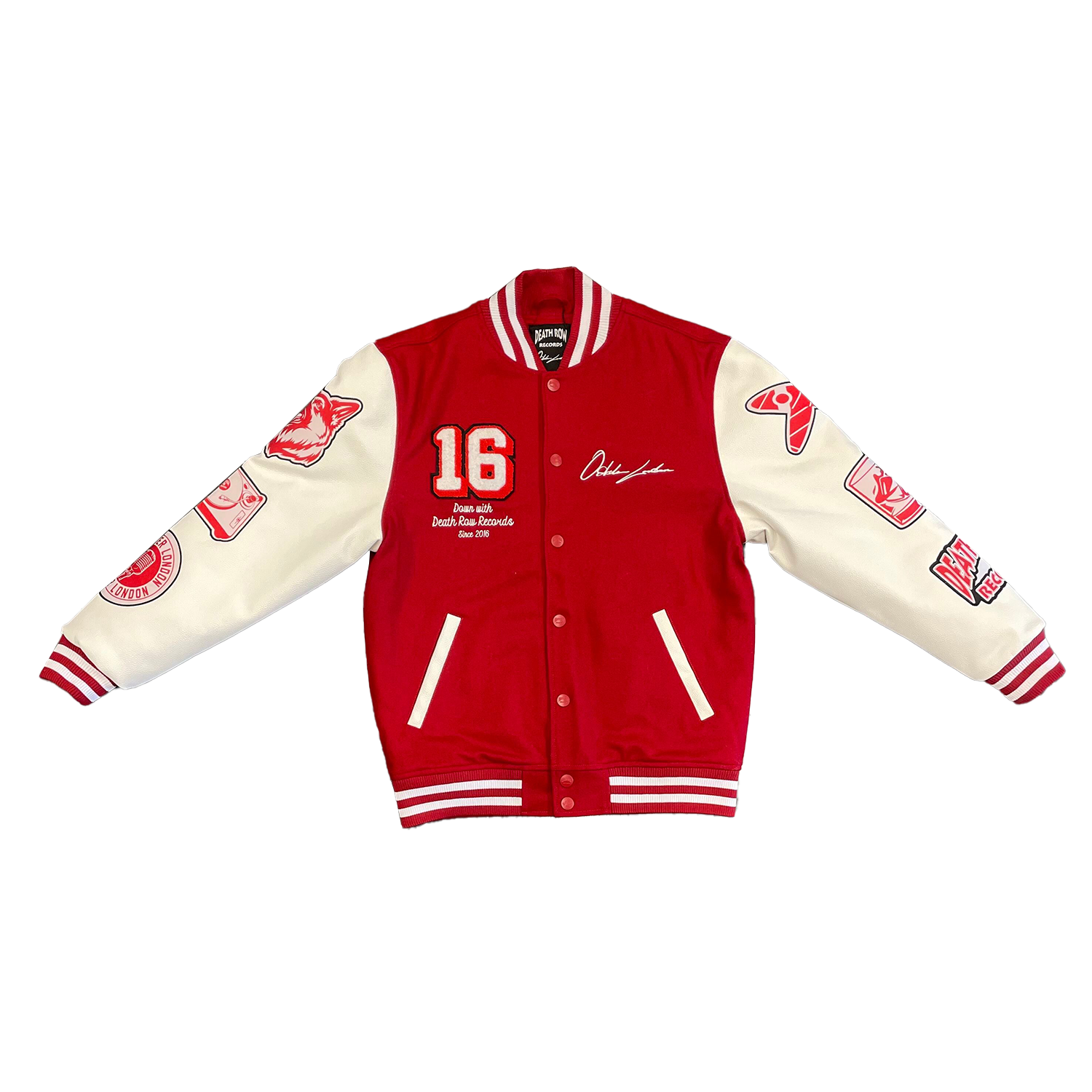 Death Row October London Varsity Jacket