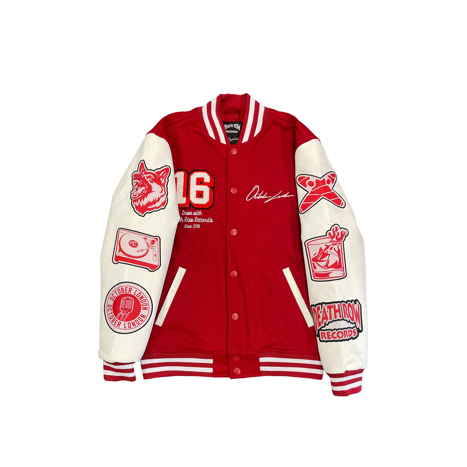 Death Row October London Varsity Jacket