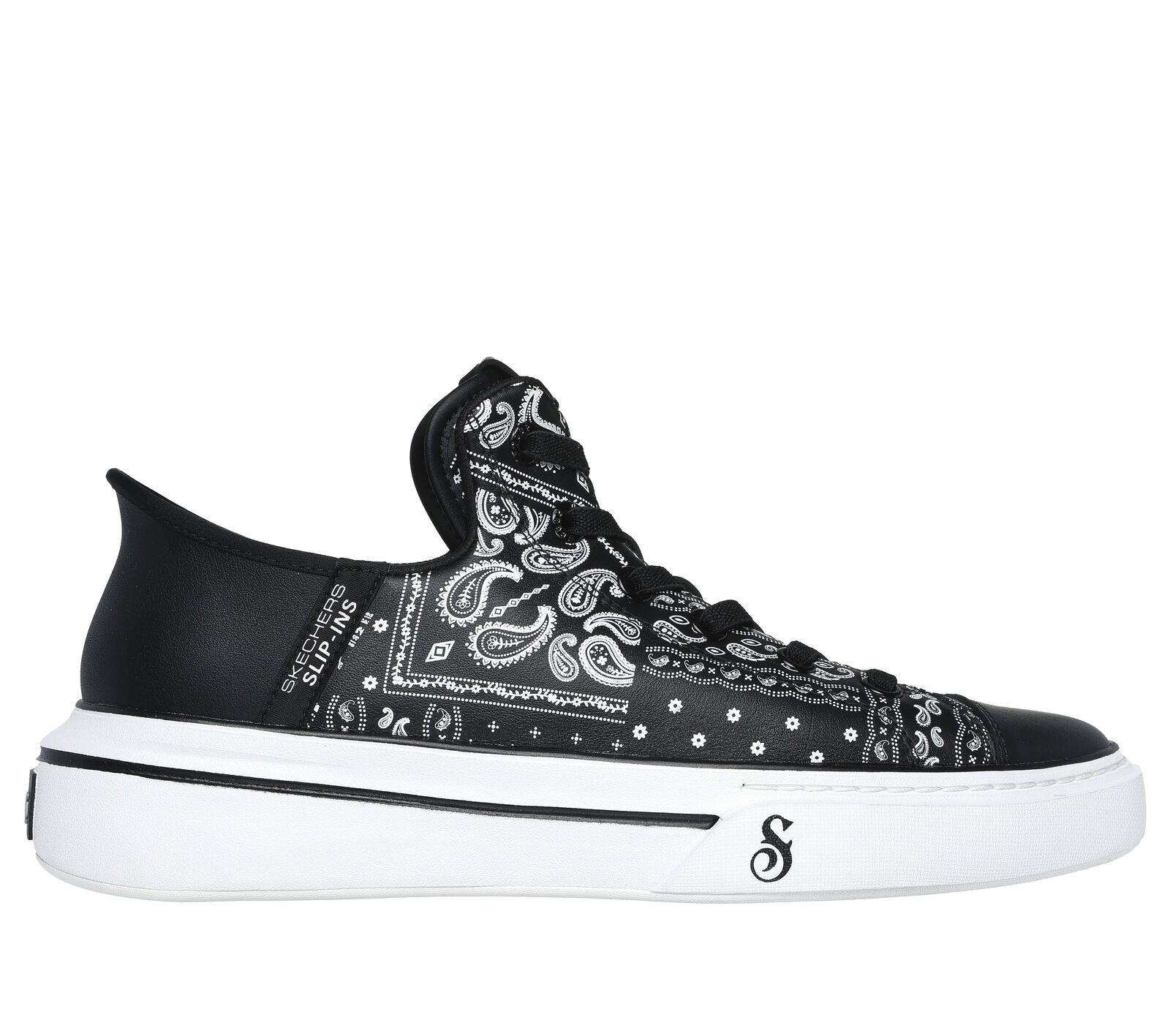 Snoop One Double G x Skechers Black Paisley